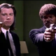 John Travolta and Samuel L. Jackson in the profanity-filled Pulp Fiction